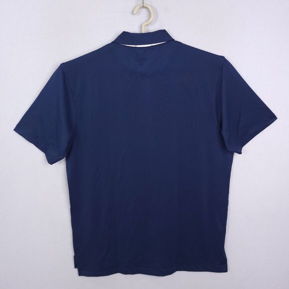 Byron Nelson Dri Way Polo Golf Shirt Mens Navy Sz M Short Sleeve Performance NWT - Picture 6 of 16
